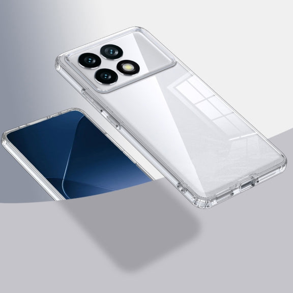 For Xiaomi Redmi K70 Armor Clear TPU Hard PC Phone Case(Clear)