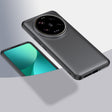 For Xiaomi 14 Ultra Armor Clear TPU Hard PC Phone Case(Matte Black) - 14 Ultra Cases by PMC TechLife | Online Shopping South Africa | PMC TechLife