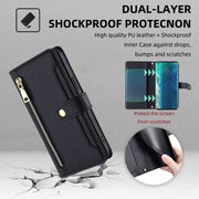 For Motorola Edge Sheep Texture Cross-body Zipper Wallet Leather Phone Case(Black)