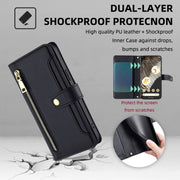 For Google Pixel 7 Pro Sheep Texture Cross-body Zipper Wallet Leather Phone Case(Black)