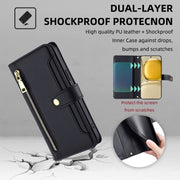 For Huawei P50 Sheep Texture Cross-body Zipper Wallet Leather Phone Case(Black)