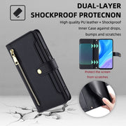For Huawei P Smart Z / Enjoy 10 Plus Sheep Texture Cross-body Zipper Wallet Leather Phone Case(Black)