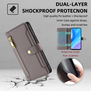 For Huawei P Smart Z / Enjoy 10 Plus Sheep Texture Cross-body Zipper Wallet Leather Phone Case(Grey)