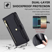 For Sony Xperia 5 IV Sheep Texture Cross-body Zipper Wallet Leather Phone Case(Black)
