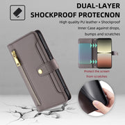 For Sony Xperia 5 IV Sheep Texture Cross-body Zipper Wallet Leather Phone Case(Grey)