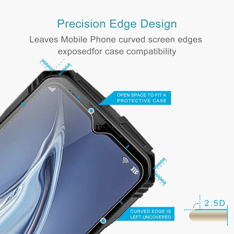 For Doogee S100 Pro 10 PCS 0.26mm 9H 2.5D Tempered Glass Film