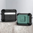 For AirPods Pro 2 TPU + PC Shockproof Earphone Protective Case with Switch(Green) - For AirPods Pro 2 by PMC Jewellery | Online Shopping South Africa | PMC Jewellery | Buy Now Pay Later Mobicred