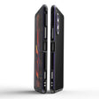 For Sony Xperia 5 ��� Aurora Series Lens Protector + Metal Frame Phone Case(Black+Purple) - Sony Cases by PMC TechLife | Online Shopping South Africa | PMC TechLife | Buy Now Pay Later Mobicred