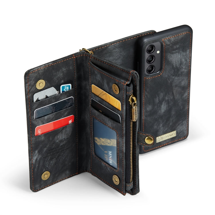 For Samsung Galaxy A14 5G CaseMe 008 Detachable Multifunctional Leather Phone Case(Black)