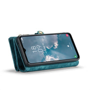 For Samsung Galaxy A14 5G CaseMe 008 Detachable Multifunctional Leather Phone Case(Blue)