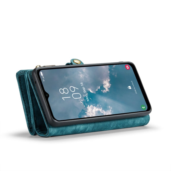 For Samsung Galaxy A14 5G CaseMe 008 Detachable Multifunctional Leather Phone Case(Blue)