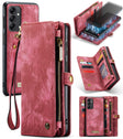 For Samsung Galaxy A14 5G CaseMe 008 Detachable Multifunctional Leather Phone Case(Red) - Galaxy Phone Cases by CaseMe | Online Shopping South Africa | PMC Jewellery | Buy Now Pay Later Mobicred