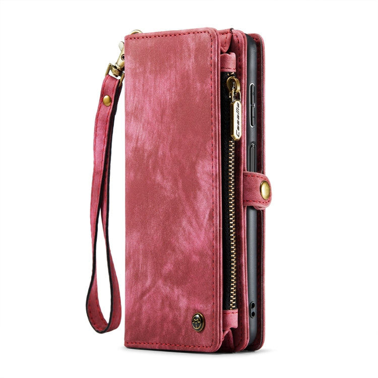 For Samsung Galaxy A14 5G CaseMe 008 Detachable Multifunctional Leather Phone Case(Red)