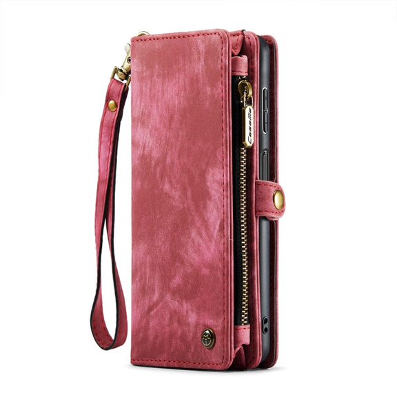 For Samsung Galaxy A14 5G CaseMe 008 Detachable Multifunctional Leather Phone Case(Red)