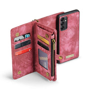 For Samsung Galaxy A14 5G CaseMe 008 Detachable Multifunctional Leather Phone Case(Red)