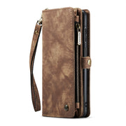 For Samsung Galaxy A14 5G CaseMe 008 Detachable Multifunctional Leather Phone Case(Brown)