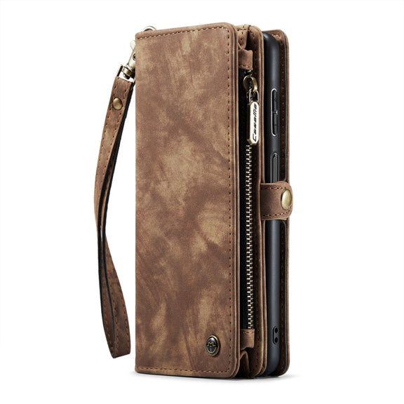 For Samsung Galaxy A14 5G CaseMe 008 Detachable Multifunctional Leather Phone Case(Brown)