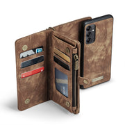 For Samsung Galaxy A14 5G CaseMe 008 Detachable Multifunctional Leather Phone Case(Brown)