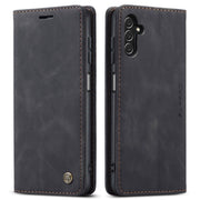 For Samsung Galaxy A14 5G CaseMe 013 Multifunctional Horizontal Flip Leather Phone Case(Black)