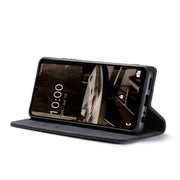 For Samsung Galaxy A14 5G CaseMe 013 Multifunctional Horizontal Flip Leather Phone Case(Black)