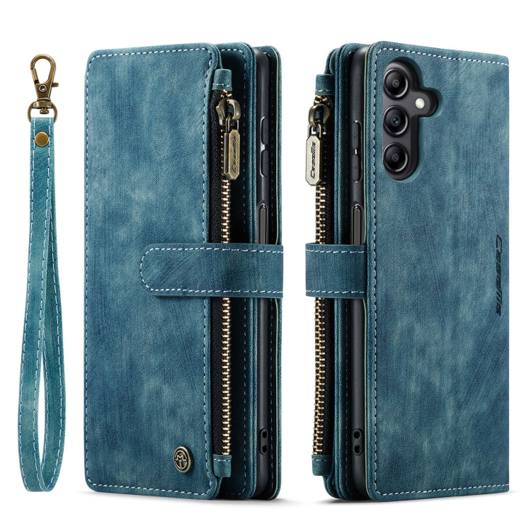 For Samsung Galaxy A14 5G CaseMe C30 Multifunctional Phone Leather Phone Case(Blue)