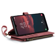 For Samsung Galaxy A14 5G CaseMe C30 Multifunctional Phone Leather Phone Case(Red)