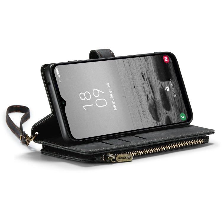 For Samsung Galaxy A14 5G CaseMe C30 Multifunctional Phone Leather Phone Case(Black)