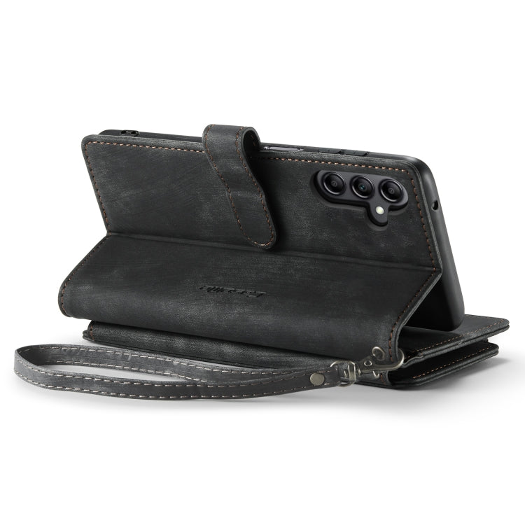 For Samsung Galaxy A14 5G CaseMe C30 Multifunctional Phone Leather Phone Case(Black)