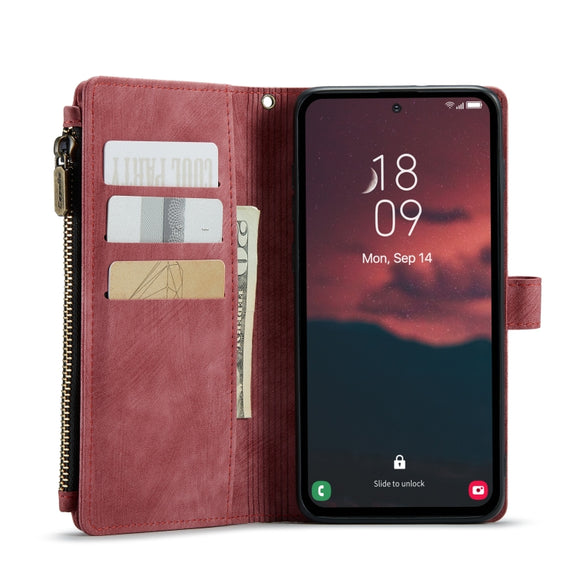 For Samsung Galaxy A54 CaseMe C30 Multifunctional Phone Leather Phone Case(Red)