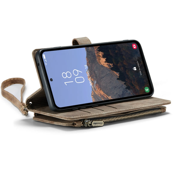 For Samsung Galaxy A54 CaseMe C30 Multifunctional Phone Leather Phone Case(Brown)