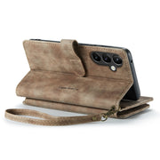 For Samsung Galaxy A54 CaseMe C30 Multifunctional Phone Leather Phone Case(Brown)