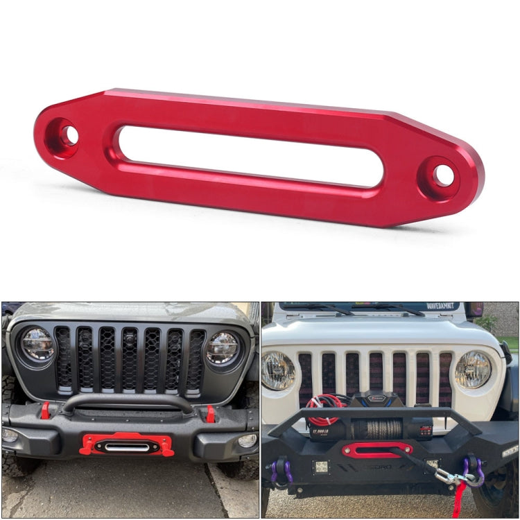 ATV/UTV 8000-15000LBs 10 inch Aluminum Synthetic Winch(Red)