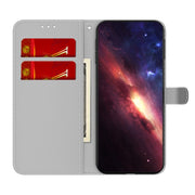 For Samsung Galaxy A34 5G Watercolor Pattern Flip Leather Phone Case(Winter Snow)