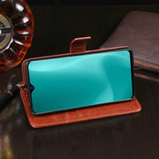 For Blackview A60 idewei Crazy Horse Texture Horizontal Flip Leather Case with Holder & Card Slots & Wallet(Red)