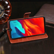 For Blackview A80 Pro idewei Crazy Horse Texture Horizontal Flip Leather Case with Holder & Card Slots & Wallet(White)