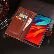 For Blackview A80 Pro idewei Crazy Horse Texture Horizontal Flip Leather Case with Holder & Card Slots & Wallet(White)