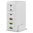 818H 120W Type-C + USB 6-Ports Desktop Fast Charger, Plug Type:US Plug(White) - Multifunction Charger by PMC TechLife | Online Shopping South Africa | PMC TechLife | Buy Now Pay Later Mobicred