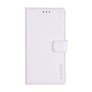 For Cubot Note Plus idewei Crazy Horse Texture Horizontal Flip Leather Case with Holder & Card Slots & Wallet(White)