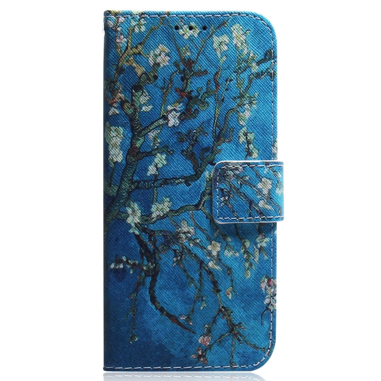 For OPPO A58 Coloured Drawing Flip Leather Phone Case(Apricot)