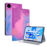 For Huawei MatePad Pro 11 2022 Watercolor Pattern Flip Leather Tablet Case(Purple Red)