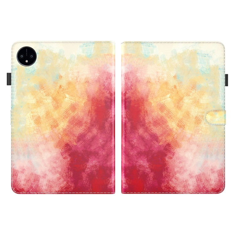 For Huawei MatePad Pro 11 2022 Watercolor Pattern Flip Leather Tablet Case(Spring Cherry)