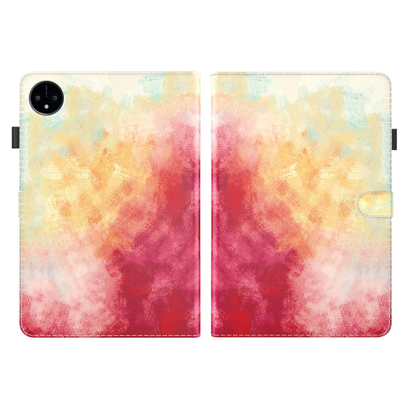 For Huawei MatePad Pro 11 2022 Watercolor Pattern Flip Leather Tablet Case(Spring Cherry)