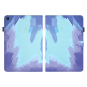 For Huawei MatePad SE Watercolor Pattern Flip Leather Tablet Case(Winter Snow)