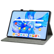 For Huawei MatePad Pro 11 2022 Tiger Pattern Flip Leather Tablet Case(Dark Blue)