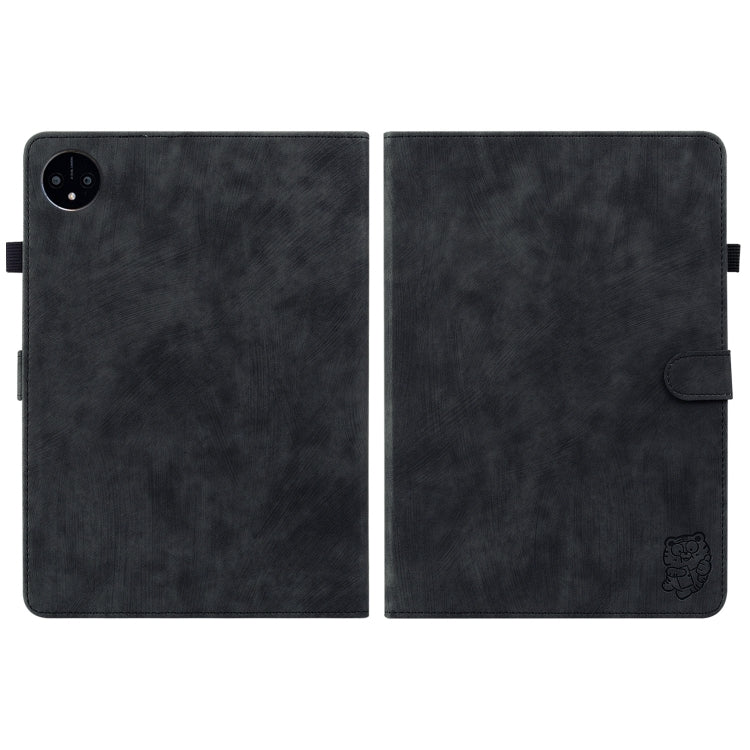 For Huawei MatePad Pro 11 2022 Tiger Pattern Flip Leather Tablet Case(Black)