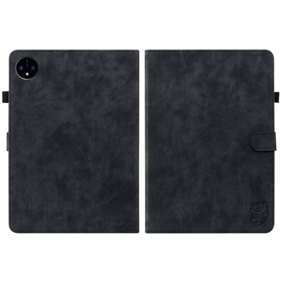 For Huawei MatePad Pro 11 2022 Tiger Pattern Flip Leather Tablet Case(Black)