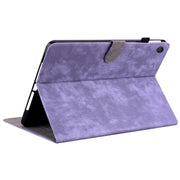 For Huawei MatePad SE Tiger Pattern Flip Leather Tablet Case(Purple)