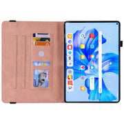 For Huawei MatePad Pro 11 2022 Butterfly Flower Embossed Leather Tablet Case(Rose Gold)