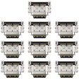 For Motorola One Hyper 10pcs Charging Port Connector - Others by PMC TechLife | Online Shopping South Africa | PMC TechLife
