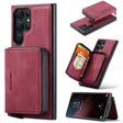 For Samsung Galaxy S24 Ultra 5G JEEHOOD Magnetic Zipper Horizontal Flip Leather Phone Case(Red) - free shipping - PMC Jewellery - Order now!